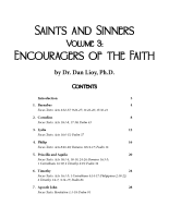 Saints and Sinners Vol. 3 (Participant)