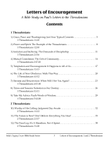 Letters of Encouragement: Thessalonians (Participant)